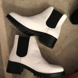 UO white boots